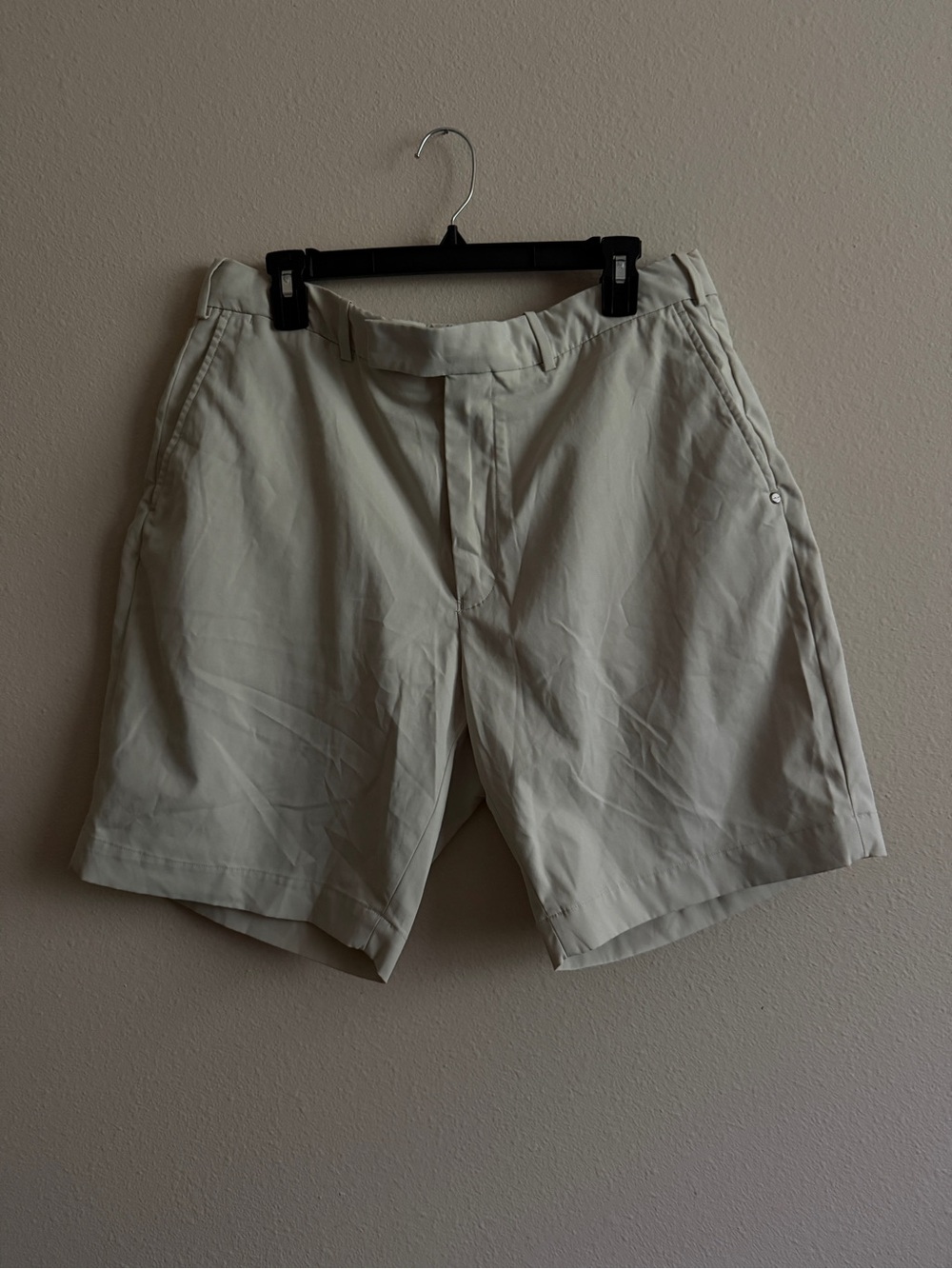 Ralph Lauren Light Beige Flat-Front Men’s Shorts